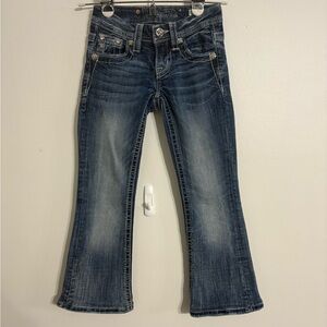 Girls Miss Me Jeans Stylish Boot Denim Blue Jeans KEB10982 SIZE 7
